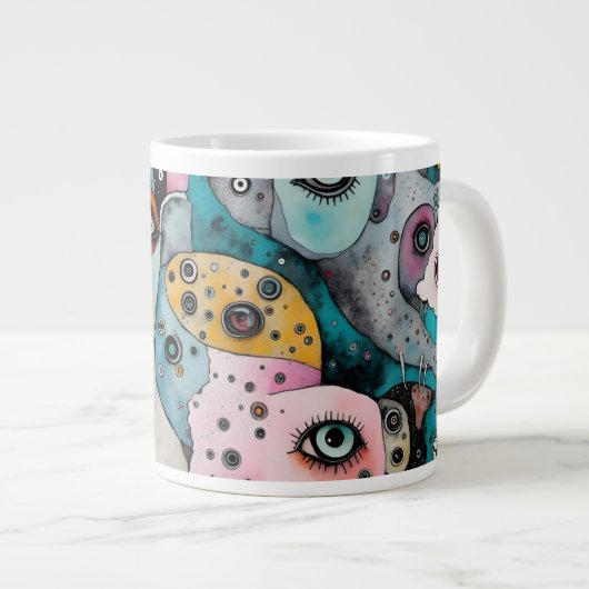 Mug d'art surréaliste par DAKimage (Devant droit)