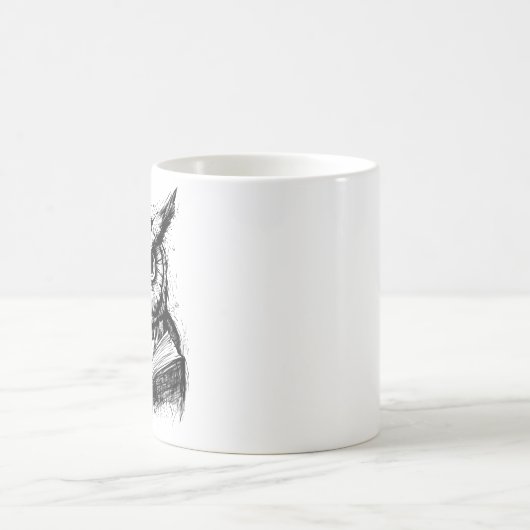 Mug d'art Wise Owl Line (Centre)