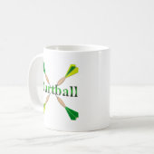 Mug Dartball Vert et Or (Devant gauche)