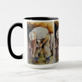 Mug D'Artiste Combo 15oz Personnalisé Noir Par Les (Gauche)