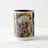 Mug D'Artiste Combo 15oz Personnalisé Noir Par Les (Centre)