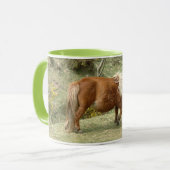 Mug Dartmoor Horse, Angleterre Thé/Mug de café (Devant gauche)
