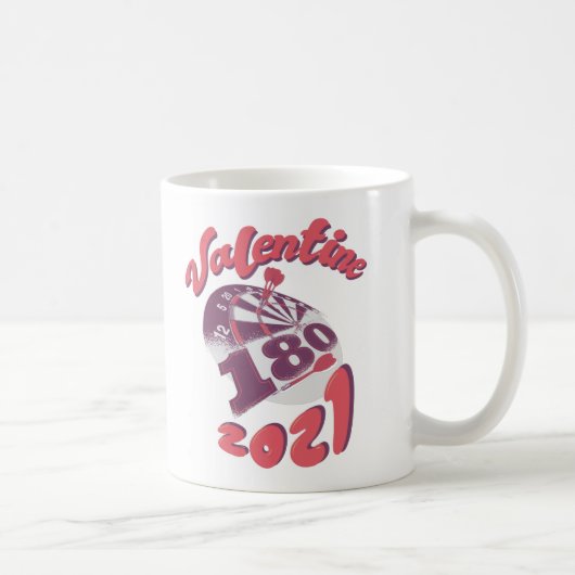 Mug Darts est mon Saint-Valentin 2021 (Droite)