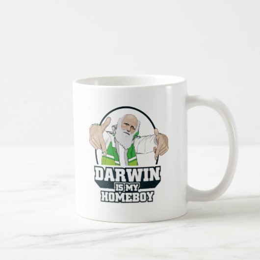 Mug Darwin est mon Homeboy (polychrome) (Droite)