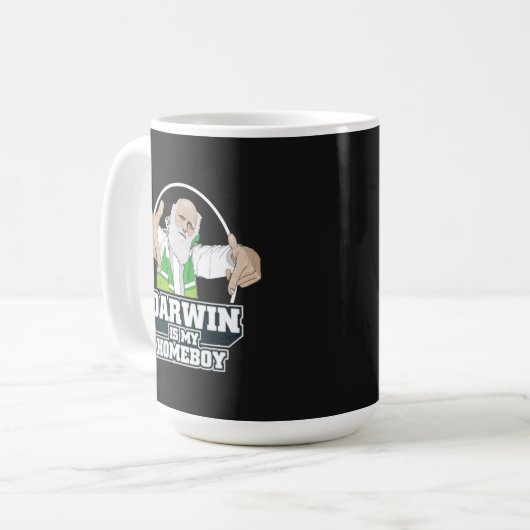 Mug Darwin est mon Homeboy (polychrome) (Devant gauche)