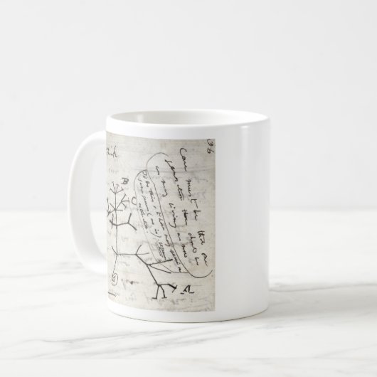 Mug darwin's notebook (Devant gauche)