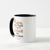 Mug Das beste Geschenk für Papa (Devant gauche)