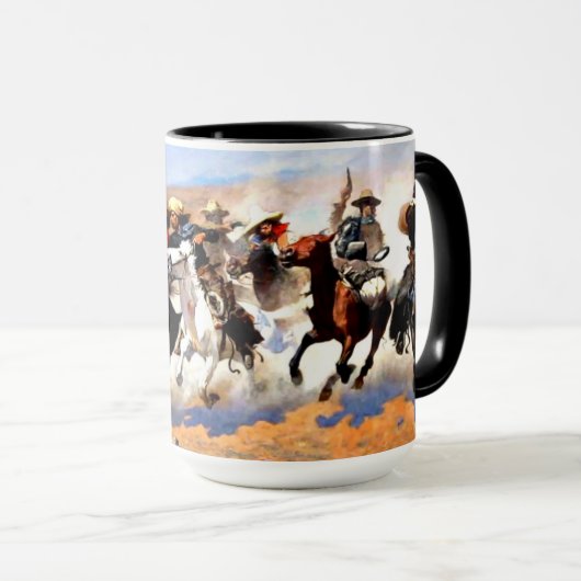 Mug Dash pour le bois, Frederic Remington (Devant droit)