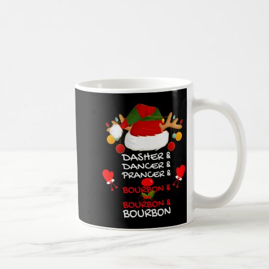 Mug Dasher Dancer Prancer &amp; Bourbon Christmas Holi (Droite)