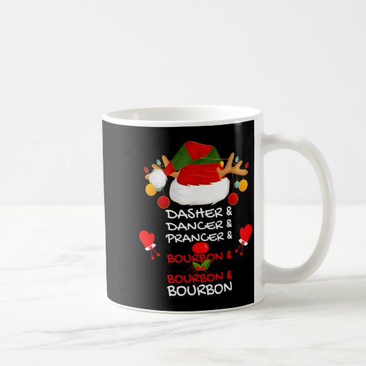 Mug Dasher Dancer Prancer & Bourbon Christmas Holi (Droite)