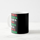 Mug Dasher Dancer Prancer &amp; Rizzler 67 Funny Kids  (Devant gauche)