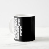 Mug Dasher Dancer Prancer And Bourbon Whiskey Funny Ch (Devant gauche)