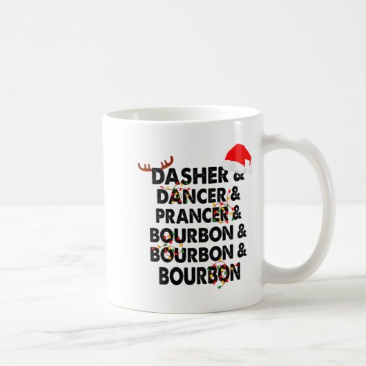 Mug Dasher Dancer Prancer & Bourbon Noël Holi (Droite)