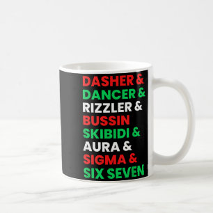 Mug Dasher Dancer Prancer & Rizzler 67 Enfants Drôles