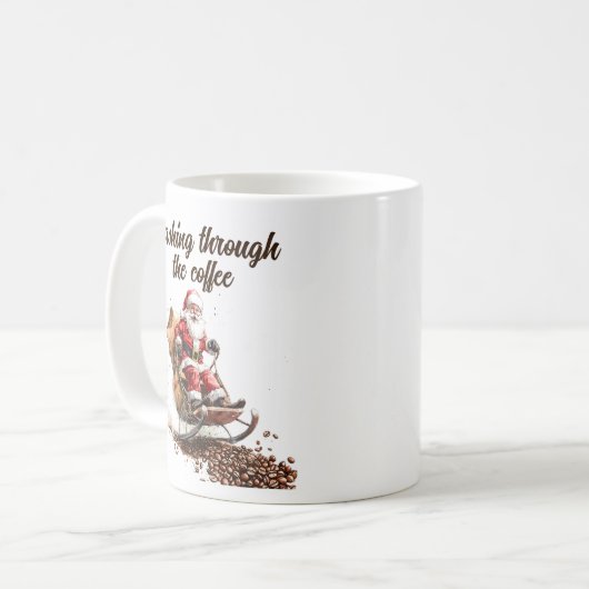 Mug Dashing through the Coffee Christmas (Devant gauche)