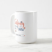 Mug Dashing Through the Snow Winter Sledding Noël (Devant gauche)