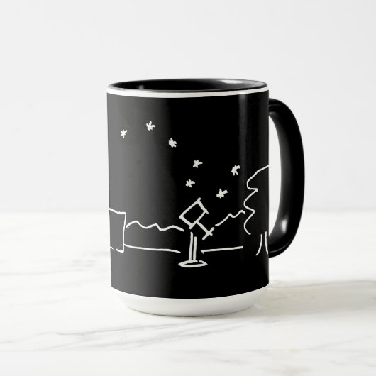 Mug d'Astro Breckland noir (sans texte) (Devant droit)