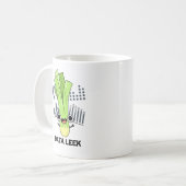 Mug Data Leek Funny Ordinateur Veggie Pun (Devant gauche)