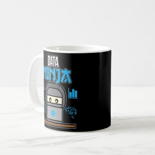 Mug Data Ninja Analyste de données Scientifique inform (Devant gauche)