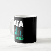 Mug Data Whisperer Funny Science Analyseur logiciel En (Devant gauche)