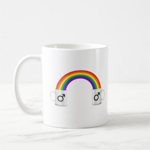Mug Date café arc-en-ciel gay