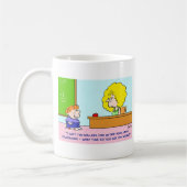 Mug date d'anniversaire de professeur (Gauche)