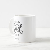 Mug Date de création de Meilleur Papa de tous les temp (Devant gauche)