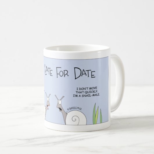 Mug date d'escargot (Devant droit)