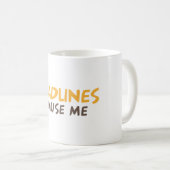 Mug Date limite amuse-moi (Devant droit)
