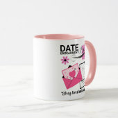 Mug date sur CD (Devant droit)