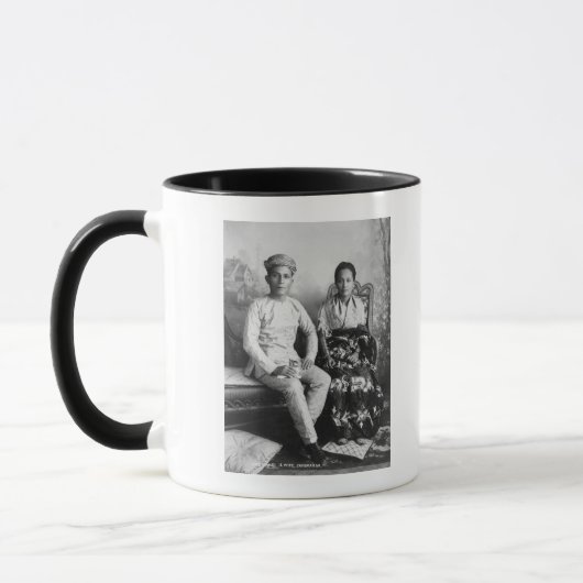 Mug Dato Mandi et sa femme - Philippines (Gauche)
