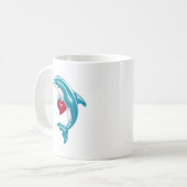 Mug Dauphin bleu (Devant gauche)