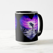 Mug Dauphin clair de lune (Devant droit)