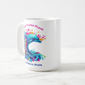 Mug Dauphin coloré (Devant gauche)