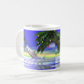 Mug Dauphin de Noël tropical (Devant gauche)