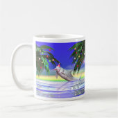 Mug Dauphin de Noël tropical (Gauche)
