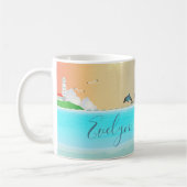 Mug Dauphin de plage (Gauche)