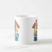 Mug Dauphin Drôle Dunk Afro Basket-ball (Centre)