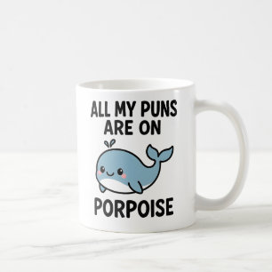 Mug Dauphin drôle jeu de mots Baleine Amoureux de l'oc