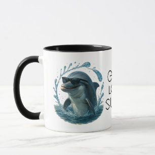 Mug Dauphin en Lunettes de Soleil – Journée de la Bale