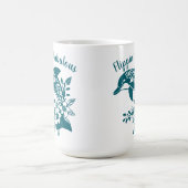 Mug Dauphin hawaïen Flippin' Fabuleux Turquoise (Centre)