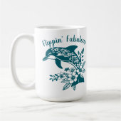 Mug Dauphin hawaïen Flippin' Fabuleux Turquoise (Gauche)