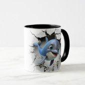 Mug Dauphin mignon (Devant droit)