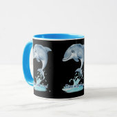 Mug Dauphin Mignon – Plongez dans la Joie | Esthét (Devant gauche)