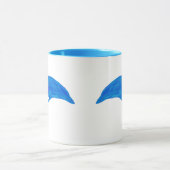 Mug Dauphin qui saute en lowpoly (Centre)
