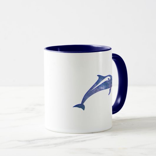Mug Dauphin spatial (Devant droit)