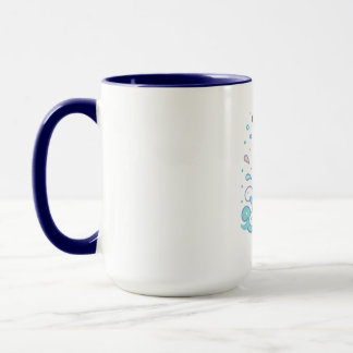 Mug Dauphin Splash Bubble Mignon Animal Marin Personna