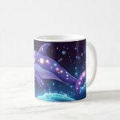 Mug dauphin Style de dessin animé vibrant Mignon Coff (Devant droit)