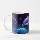 Mug dauphin Style de dessin animé vibrant Mignon Coff (Gauche)