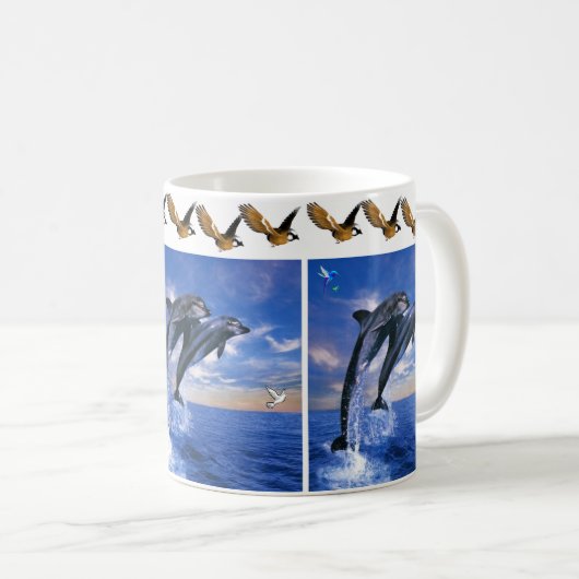 Mug dauphins (Devant droit)